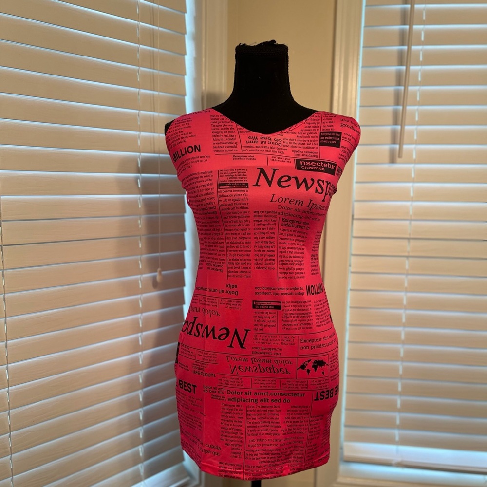 Pink News Dress